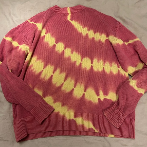 Urban Outfitters Tie Dye Sweater - Pink and Yellow - Small - Picture 3 of 6